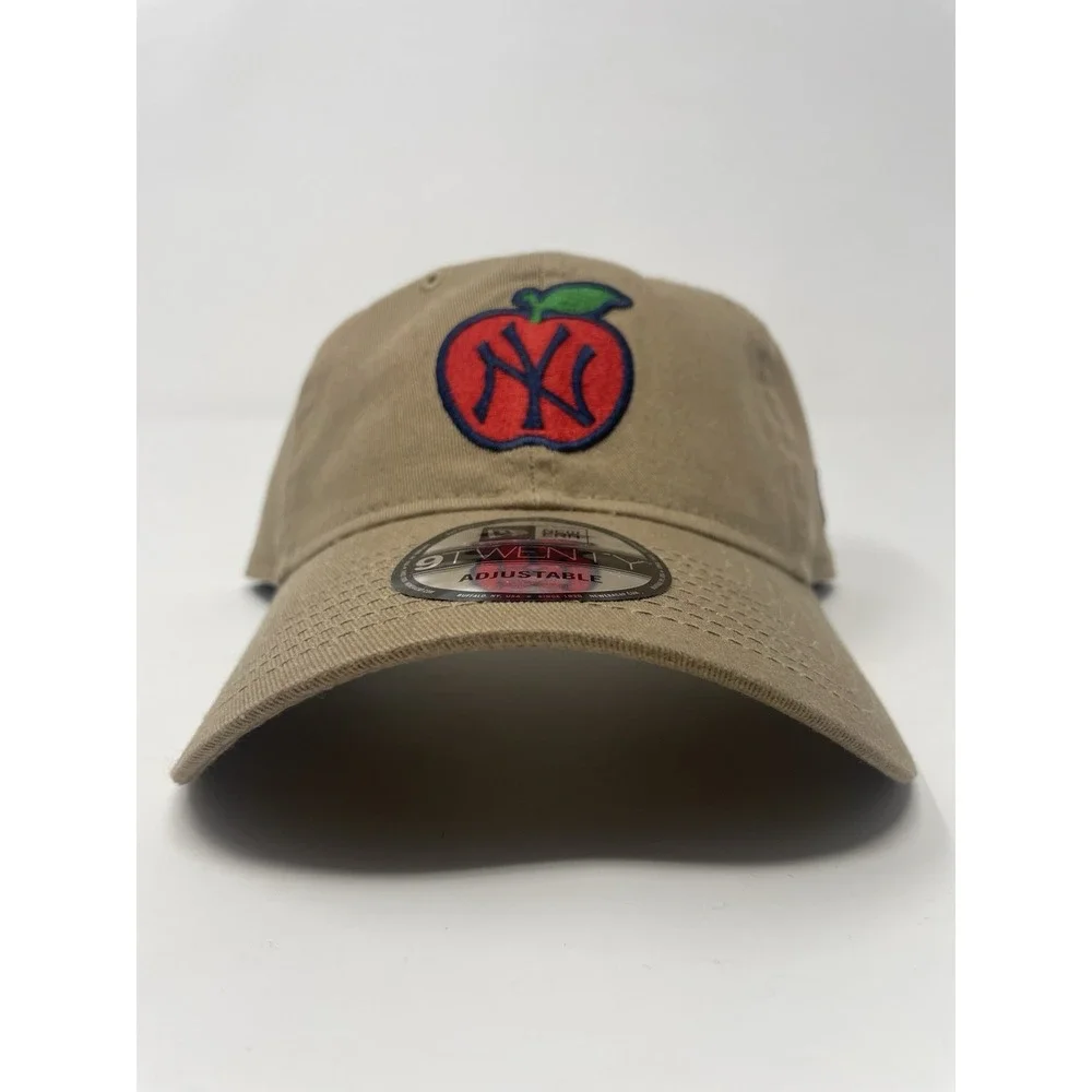 New Era New York‎ Yankees Hat Strapback 9TWENTY Khaki Big Apple Adjustable Cap